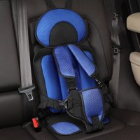 Baby Car Portable Safety Seat Strap  Deep Blue