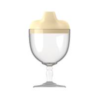 Baby Goblet Style Water Cup  Yellow