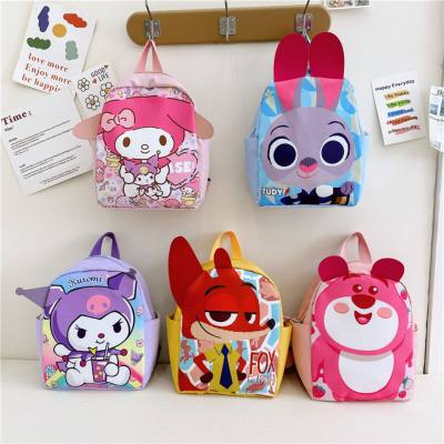 Cute cartoon Kuromi kindergarten backpack light school bag