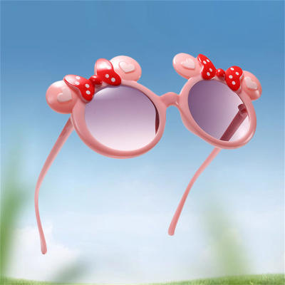 Kindersonnenbrille mit Mickey-Schleife