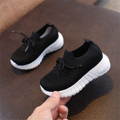 Children's solid color slip-on comfortable sports shoes