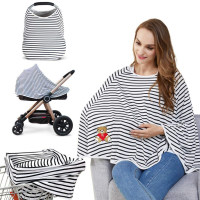 Paternity Striped BreastfeedingNursing Cover  Multicolor