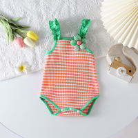 2022 New Baby Clothes Baby Summer Suspender Jumpsuit Internet Celebrity Princess Ha Yi Baby Girl Summer Clothes Trendy  Hot Pink