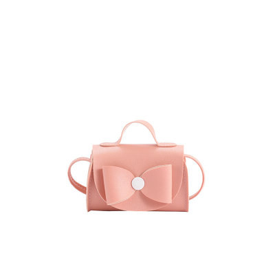 Children's Candy Color Bow Crossbody Bag