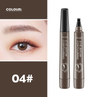 SUAKE Four Fork Wild Eyebrow Pen is waterproof, sweat resistant, and non smudging, simulating distinct roots and liquid eyebrow pens  grey
