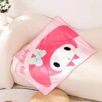 Cartoon flannel blanket thick warm nap blanket office air conditioning blanket small cover leisure blanket single blanket  Multicolor