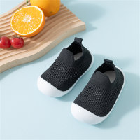 Children's soft sole mesh socks shoes non-slip toddler shoes  Black
