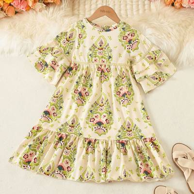 Kid Girl Floral Print Dress