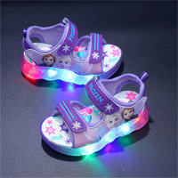Children's Frozen Glow Sandals  Purple