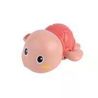 Baby bath toys wind up spring water play dolphin turtle whale  Red