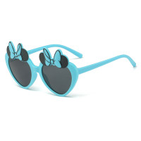 Kindersonnenbrille mit seltsamer Schleife für Kleinkinder  Blau