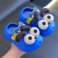 Sandalen für Kinder mit 3D-Cartoon-Muster und Kaninchenmotiv  Blau