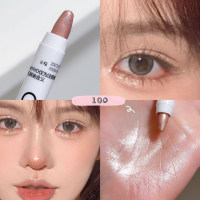 MYHO Lazy Sleeping Silkworm Pen Monochrome Brightening Highlight with Pearlescent White Flash eye shadow Pen  Multicolor1