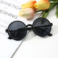 Toddler Colorful Casual Sunglasses  Black
