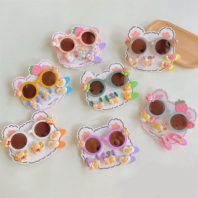 5-teiliges Set mit lustigen Bären-Sonnenbrillen für Kinder