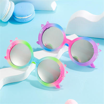 Süße Prinzessinnen-Sonnenbrille mit bunter Schleife für Kinder