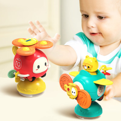 Suction cup spinning children can be disassembled inertia car bath gyroscope toys