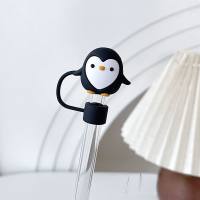 Penguin-Serie Getränkemilch-Teestrohhalm-Abdeckung 10MM Strohhalm-Stecker-Abdeckung  Mehrfarbig