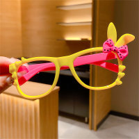 Montura de gafas infantiles con orejas de conejo (sin lentes)  Multicolor