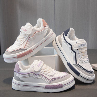 Big Kids Breathable Mesh Striped Sneakers