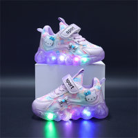 Leuchtende Hello Kitty-Sneaker für Kinder  Lila