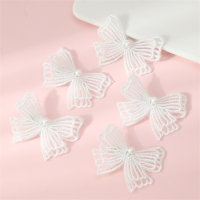 Girls' 5PCS Pearl Decor Butterfly Style Hairpin  Multicolor