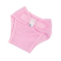 Pantaloni per pannolini traspiranti in rete per bambini Pannolini di stoffa ultrasottili estivi per bambini Pantaloni fissi con tasca per pannolini in rete  Rosa