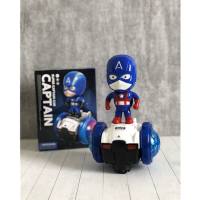 Electric universal balance car Spiderman toy  Blue