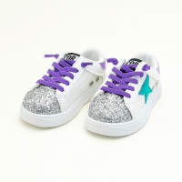 Toddler Girl Sequins Color-block Sneakers  Purple