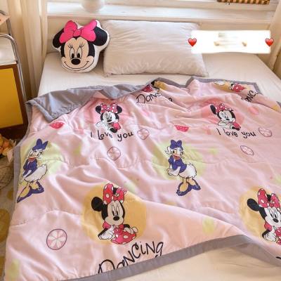 Disney/Disney children's summer quilt cartoon washed cotton Class A antibacterial summer quilt air conditioning quilt
