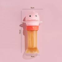 Children's baby portable drinking artifact anti-choking water bottle cap mineral water straw cover water bottle conversion mouth cap universal  Pink
