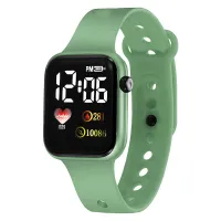 Toddler Boy Solid Color Electronic Watch  Light Green