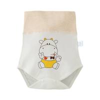 Baby high waist cotton wool belly protection pants newborn diaper pants  Multicolor