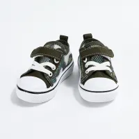 حذاء فيلكرو بنمط كارتون للأطفال الصغار  أخضر عميق