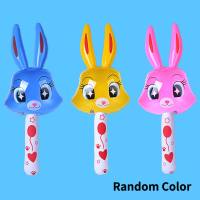 Inflatable rabbit stick toy LOVE rabbit inflatable rabbit stick squeeze love rabbit  Multicolor