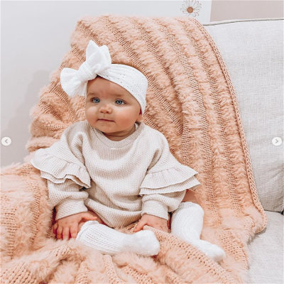 Baby Solid Color Bowknot Headwear