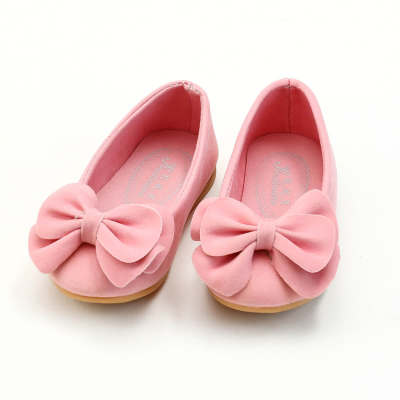 Toddler Girl Solid Color Bowknot Sandals