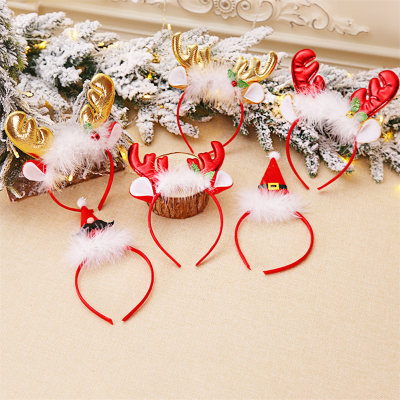 Christmas Headbands Elf Hat Christmas Antlers Headband