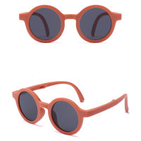 Óculos de sol dobráveis infantis  laranja