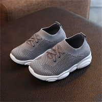 Toddler Solid Color Slip-on Sneakers  Gray