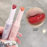 Huayumi Solid Lipstick Lipstick Popular Mirror Glitter Jelly Love lipstick  Multicolor 6
