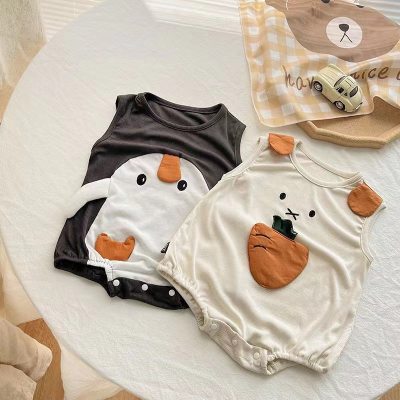 Newborn baby baby clothes, male and female baby onesies, summer short-sleeved romper, cute and super cute going out clothes, trendy