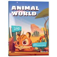 Sticker book for children to learn about objects and quiet books to develop concentration and potential  Multicolor