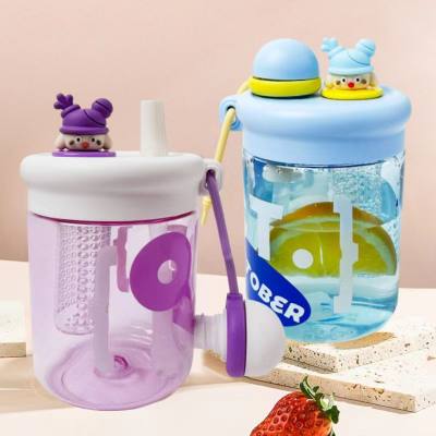 Sippy cup, cute children's summer anti-fall water cup
