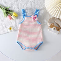 2022 New Baby Clothes Baby Summer Suspender Jumpsuit Internet Celebrity Princess Ha Yi Baby Girl Summer Clothes Trendy  Pink