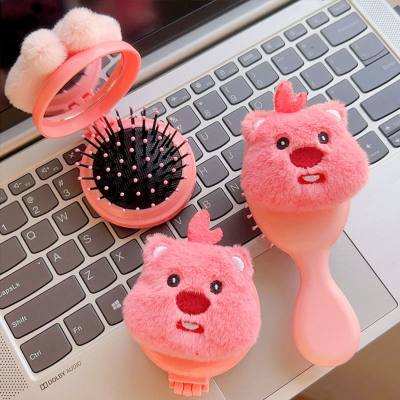 Loopy Little Beaver Air Cushion Mirror Comb Soft Girl Portable Massage Comb