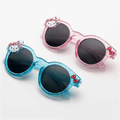 Kids cartoon cat print sunglasses