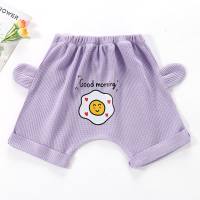 Summer children's clothing girls shorts infants and young children's outerwear casual children's thin boys' pants  Purple