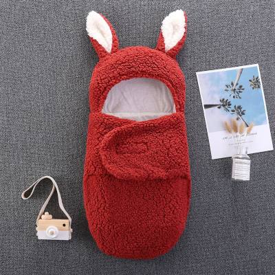 Baby Pure Cotton Bunny Style Plush Sleeping Bag
