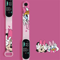 Children's cute Mickey cartoon bracelet watch  Pink
